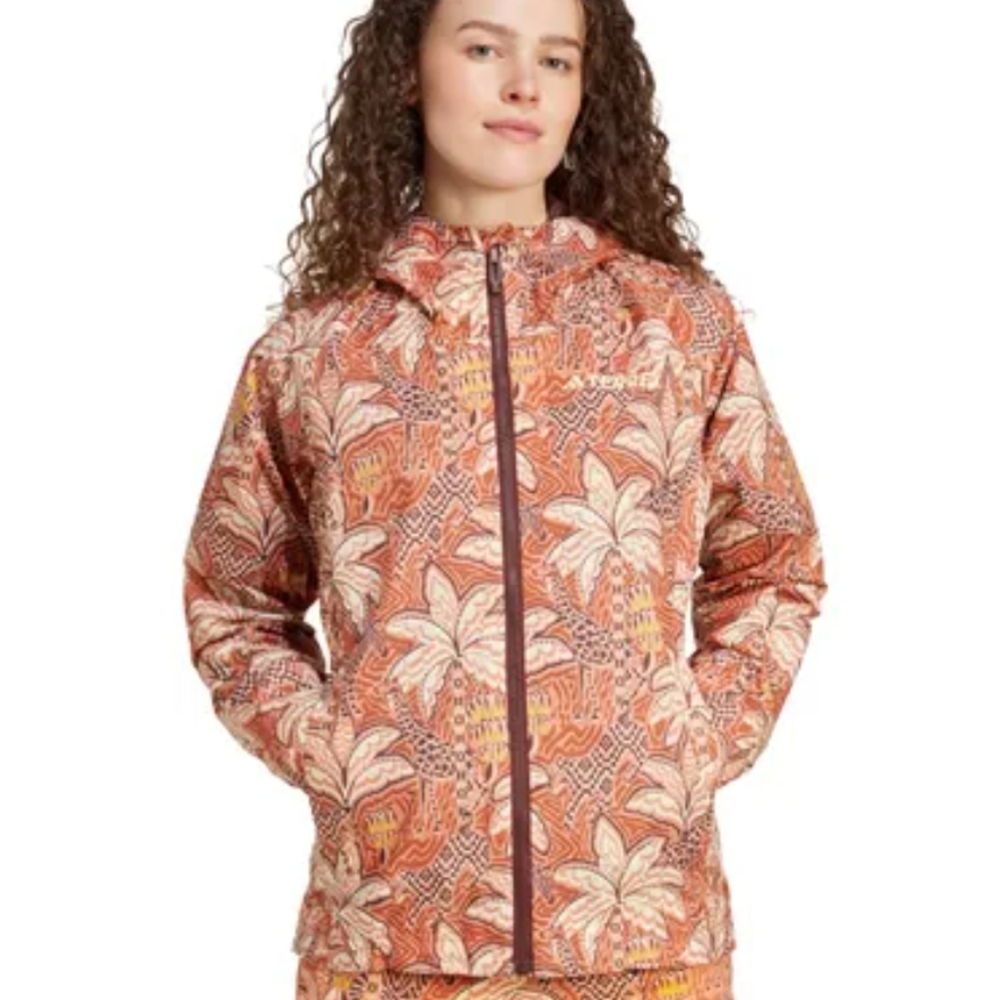 Adidas Terrex Multi 2-Layer Rain Ready Hooded Insulated Jacket Women-Small